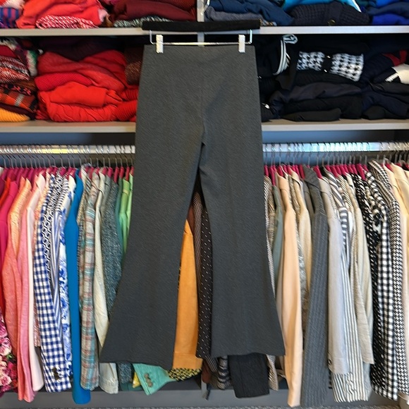 Joe Benbasset charcoal gray flared pull on elastic waistband pants size S - Picture 3 of 3